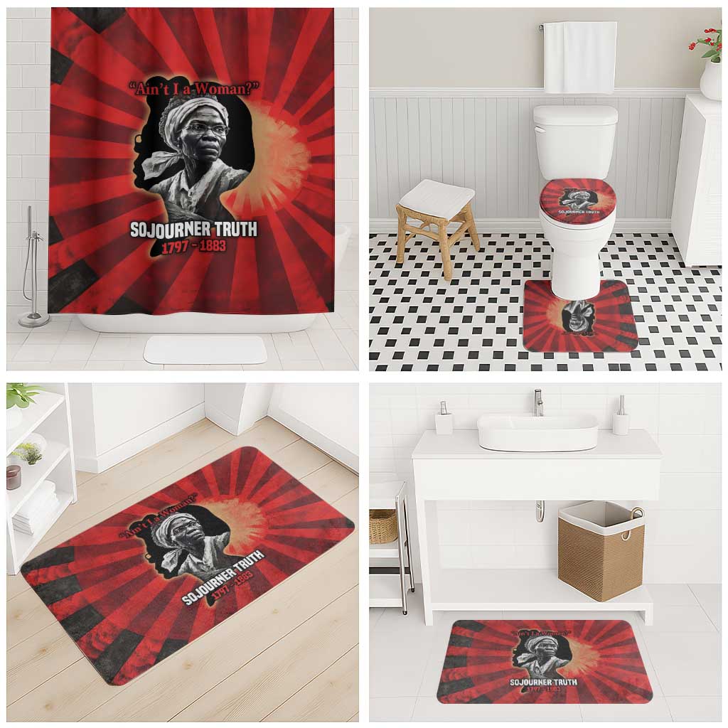 Sojourner Truth Bathroom Set Ain’t I a Woman - Akron 1851 Speech Tribute Design - African Pride