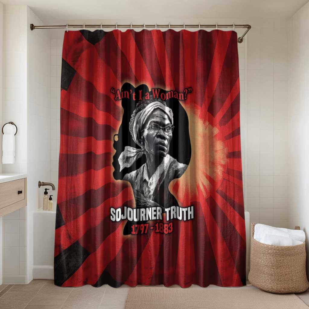 Sojourner Truth Bathroom Set Ain’t I a Woman - Akron 1851 Speech Tribute Design - African Pride