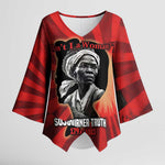 Sojourner Truth Kimono Sleeve Blouse Ain’t I a Woman - Akron 1851 Speech Tribute Design - African Pride