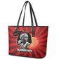 Sojourner Truth Leather Tote Bag Ain’t I a Woman - Akron 1851 Speech Tribute Design - African Pride