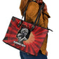 Sojourner Truth Leather Tote Bag Ain’t I a Woman - Akron 1851 Speech Tribute Design - African Pride