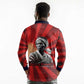 Sojourner Truth Long Sleeve Polo Shirt Ain’t I a Woman - Akron 1851 Speech Tribute Design - African Pride
