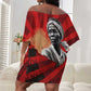 Sojourner Truth Off Shoulder Short Dress Ain’t I a Woman - Akron 1851 Speech Tribute Design - African Pride