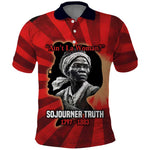 Sojourner Truth Polo Shirt Aint I a Woman - Akron 1851 Speech Tribute Design TS04