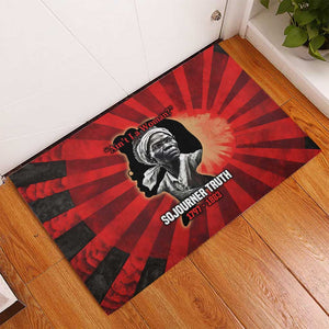 Sojourner Truth Rubber Doormat Ain’t I a Woman - Akron 1851 Speech Tribute Design - African Pride