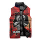 Sojourner Truth Sleeveless Puffer Jacket Ain’t I a Woman - Akron 1851 Speech Tribute Design - African Pride