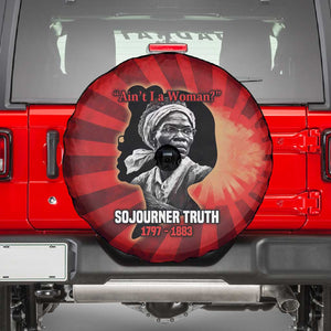 Sojourner Truth Spare Tire Cover Ain’t I a Woman - Akron 1851 Speech Tribute Design - African Pride