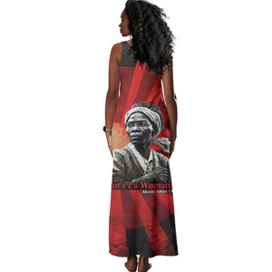 Sojourner Truth Tank Maxi Dress Ain’t I a Woman - Akron 1851 Speech Tribute Design - African Pride