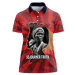 Sojourner Truth Women Polo Shirt Aint I a Woman - Akron 1851 Speech Tribute Design TS04