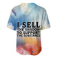 Sojourner Truth Baseball Jersey I Sell the Shadow - Abolitionist Legacy Watercolor Design TS04