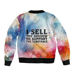 Sojourner Truth Bomber Jacket I Sell the Shadow - Abolitionist Legacy Watercolor Design - African Pride