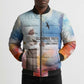 Sojourner Truth Bomber Puffer Jacket I Sell the Shadow - Abolitionist Legacy Watercolor Design - African Pride
