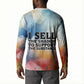 Sojourner Truth Button Sweatshirt I Sell the Shadow - Abolitionist Legacy Watercolor Design