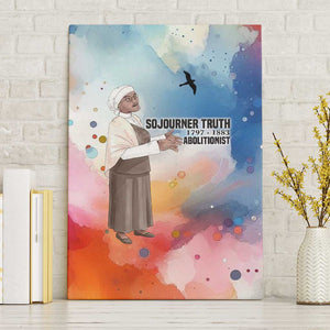 Sojourner Truth Canvas Wall Art I Sell the Shadow - Abolitionist Legacy Watercolor Design - African Pride
