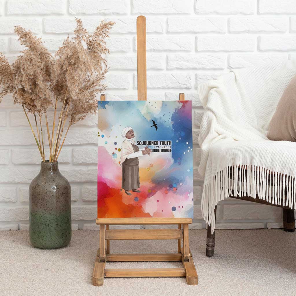 Sojourner Truth Canvas Wall Art I Sell the Shadow - Abolitionist Legacy Watercolor Design - African Pride