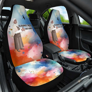 Sojourner Truth Car Seat Cover I Sell the Shadow - Abolitionist Legacy Watercolor Design - African Pride