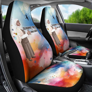 Sojourner Truth Car Seat Cover I Sell the Shadow - Abolitionist Legacy Watercolor Design - African Pride