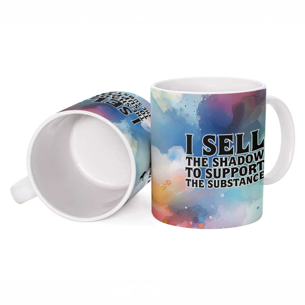 Sojourner Truth Ceramic Mug I Sell the Shadow - Abolitionist Legacy Watercolor Design - African Pride