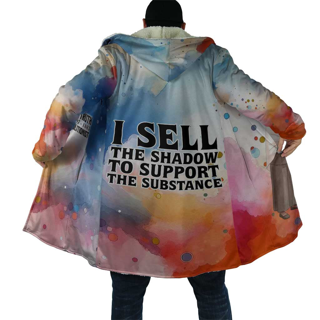 Sojourner Truth Cloak I Sell the Shadow - Abolitionist Legacy Watercolor Design - African Pride