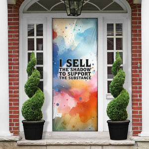 Sojourner Truth Door Cover I Sell the Shadow - Abolitionist Legacy Watercolor Design - African Pride