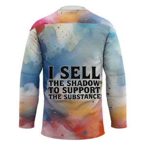 Sojourner Truth Hockey Jersey I Sell the Shadow - Abolitionist Legacy Watercolor Design - African Pride