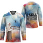 Sojourner Truth Hockey Jersey I Sell the Shadow - Abolitionist Legacy Watercolor Design - African Pride