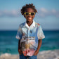 Sojourner Truth Kid Hawaiian Shirt I Sell the Shadow - Abolitionist Legacy Watercolor Design TS04