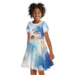 Sojourner Truth Kid Short Sleeve Dress I Sell the Shadow - Abolitionist Legacy Watercolor Design TS04