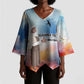 Sojourner Truth Kimono Sleeve Blouse I Sell the Shadow - Abolitionist Legacy Watercolor Design - African Pride