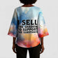 Sojourner Truth Kimono Sleeve Blouse I Sell the Shadow - Abolitionist Legacy Watercolor Design - African Pride