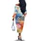 Sojourner Truth Off The Shoulder Long Sleeve Dress I Sell the Shadow - Abolitionist Legacy Watercolor Design - African Pride