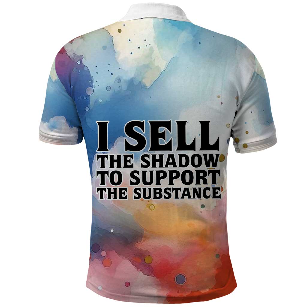 Sojourner Truth Polo Shirt I Sell the Shadow - Abolitionist Legacy Watercolor Design TS04