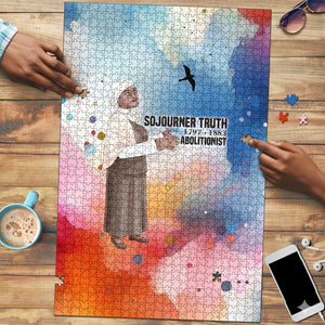 Sojourner Truth Puzzle I Sell the Shadow - Abolitionist Legacy Watercolor Design - African Pride