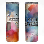Sojourner Truth Skinny Tumbler I Sell the Shadow - Abolitionist Legacy Watercolor Design - African Pride