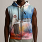 Sojourner Truth Sleeveless Zip Hoodie I Sell the Shadow - Abolitionist Legacy Watercolor Design - African Pride