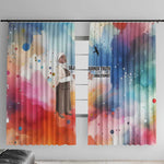 Sojourner Truth Window Curtain I Sell the Shadow - Abolitionist Legacy Watercolor Design - African Pride