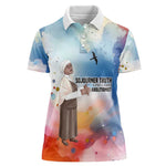 Sojourner Truth Women Polo Shirt I Sell the Shadow - Abolitionist Legacy Watercolor Design TS04