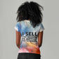 Sojourner Truth Women V-Neck T-Shirt I Sell the Shadow - Abolitionist Legacy Watercolor Design TS04