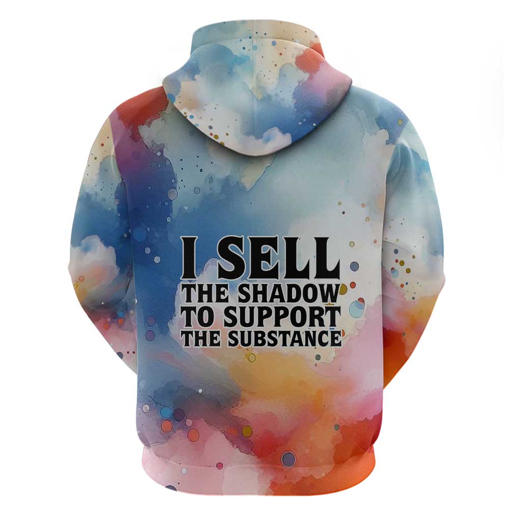 Sojourner Truth Zip Hoodie I Sell the Shadow - Abolitionist Legacy Watercolor Design - African Pride
