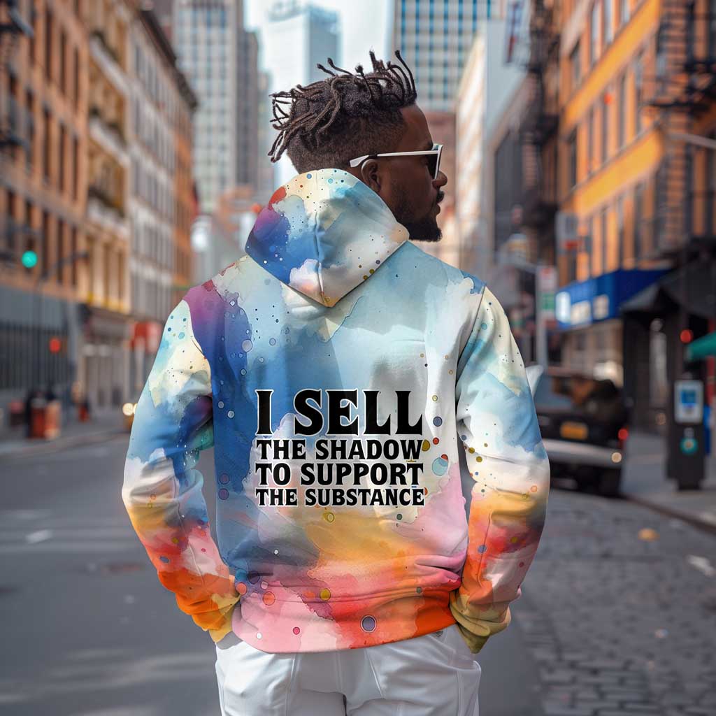 Sojourner Truth Zip Hoodie I Sell the Shadow - Abolitionist Legacy Watercolor Design - African Pride