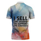 Sojourner Truth Zipper Polo Shirt I Sell the Shadow - Abolitionist Legacy Watercolor Design - African Pride