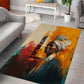 Sojourner Truth Area Rug Truth Walks - Bold Portrait and Empowerment Design - African Pride