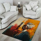 Sojourner Truth Area Rug Truth Walks - Bold Portrait and Empowerment Design - African Pride