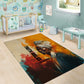Sojourner Truth Area Rug Truth Walks - Bold Portrait and Empowerment Design - African Pride