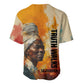 Sojourner Truth Baseball Jersey Truth Walks - Bold Portrait and Empowerment Design TS04