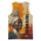 Sojourner Truth Basketball Jersey Truth Walks - Bold Portrait and Empowerment Design - African Pride