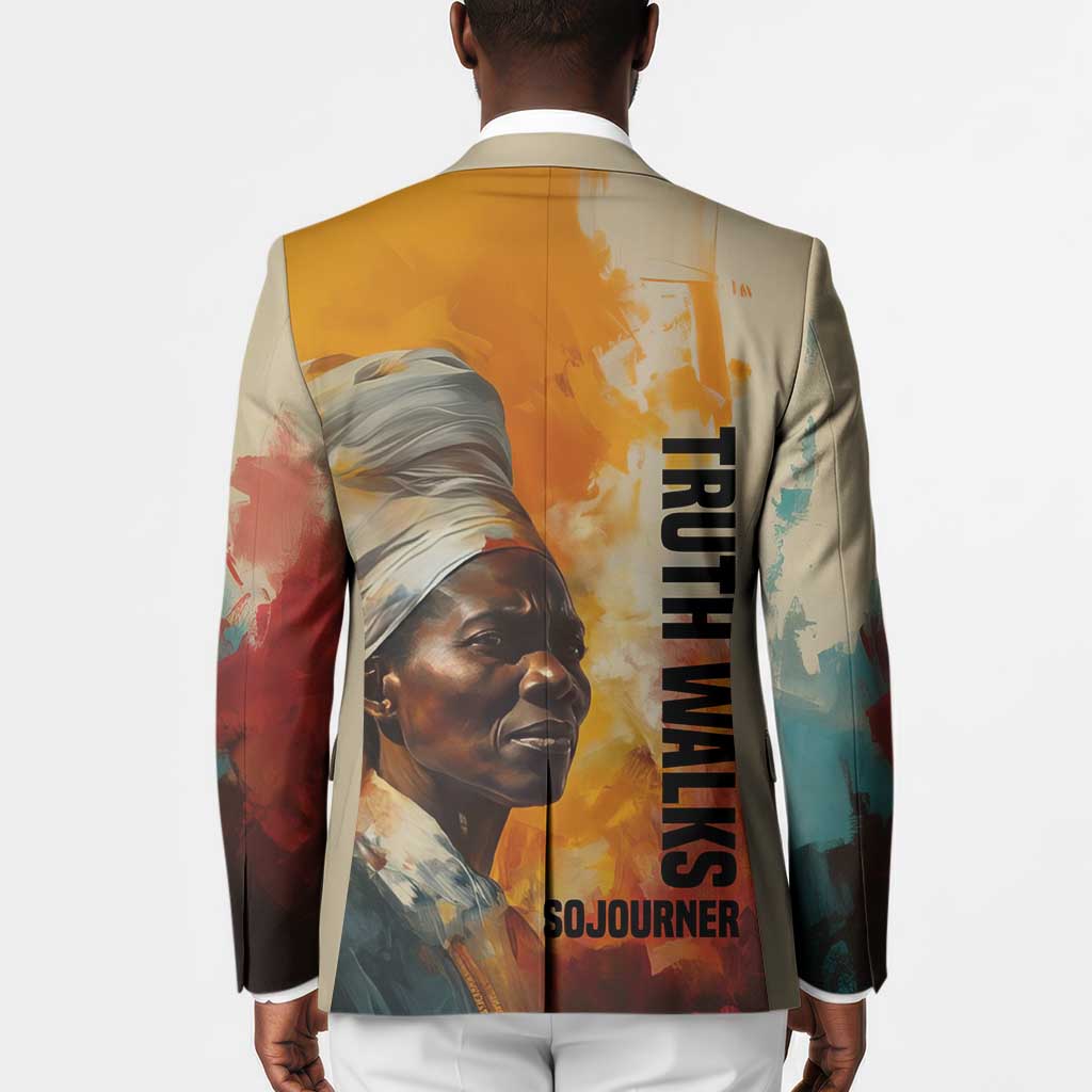 Sojourner Truth Blazer Truth Walks - Bold Portrait and Empowerment Design - African Pride