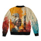 Sojourner Truth Bomber Jacket Truth Walks - Bold Portrait and Empowerment Design - African Pride