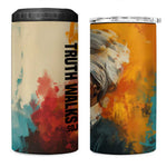 Sojourner Truth 4 in 1 Can Cooler Tumbler Truth Walks - Bold Portrait and Empowerment Design - African Pride