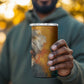 Sojourner Truth 4 in 1 Can Cooler Tumbler Truth Walks - Bold Portrait and Empowerment Design - African Pride